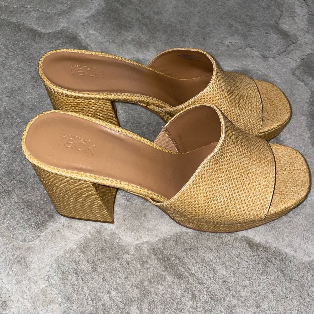 Block Heeled Mules